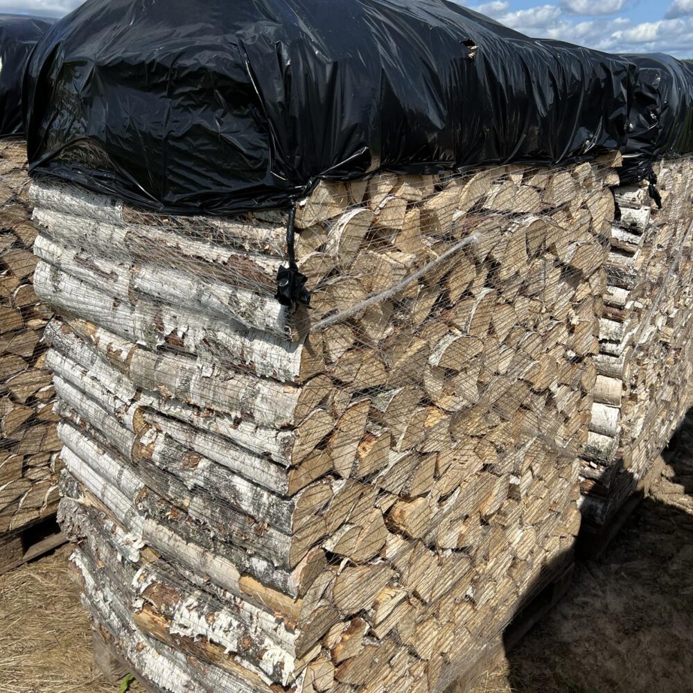 Kask 40cm lahtine puu kaubaalusel, kogus 1,5rm